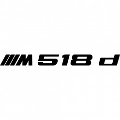 Stickers bmw 518d