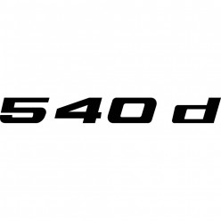 Stickers bmw 540d