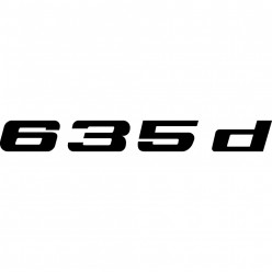 Stickers bmw 635d