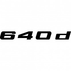 Stickers bmw 640d