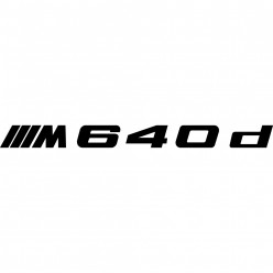 Stickers bmw 640d