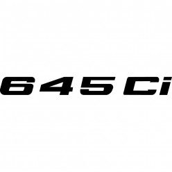 Stickers bmw 645ci