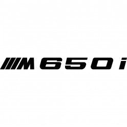 Stickers bmw 650i
