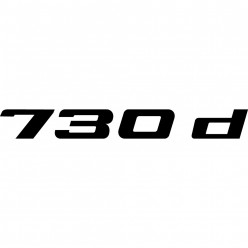 Stickers bmw 730d