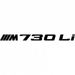 Stickers bmw 730li