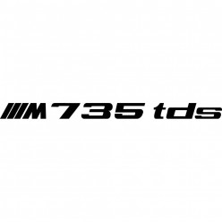 Stickers bmw 735tds