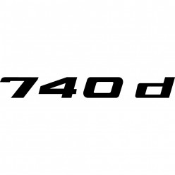 Stickers bmw 740d