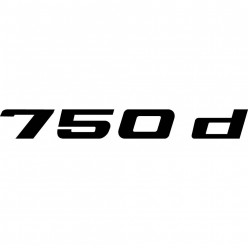 Stickers bmw 750d