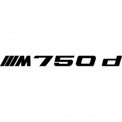 Stickers bmw 750d