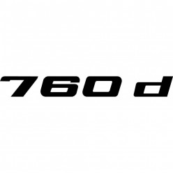Stickers bmw 760d