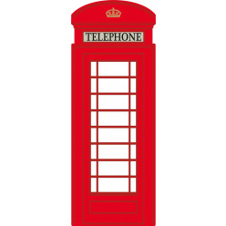 Stickers cabine téléphone london