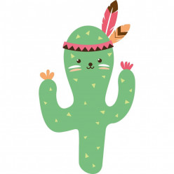 Stickers cactus indien