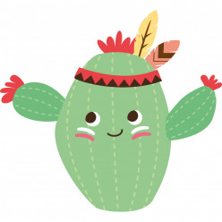 Stickers cactus indien