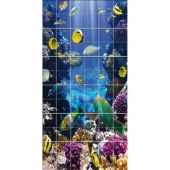 Stickers carrelage poissons