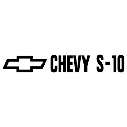 Stickers chevrolet chevy s-10