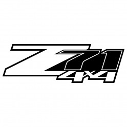 Stickers chevrolet silverado z71 4x4