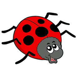 Stickers Coccinelle