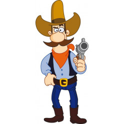 Stickers cowboy