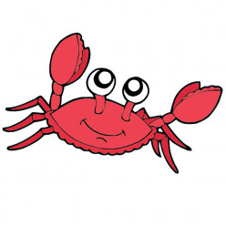 Stickers Crabe