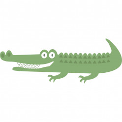 Stickers crocodile