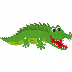 Stickers crocodile