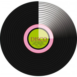 Stickers disque disco