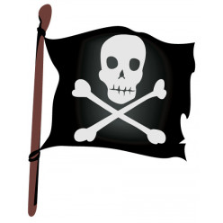 Stickers Drapeau Pirate