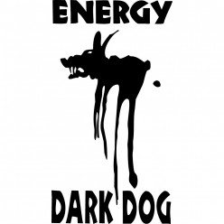 Stickers energy dark dog