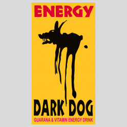 Stickers energy dark dog