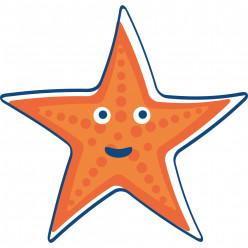 Stickers étoile de mer
