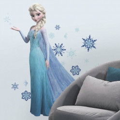 Stickers géant Elsa La Reine des Neiges Disney