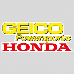 Stickers geico powersports honda