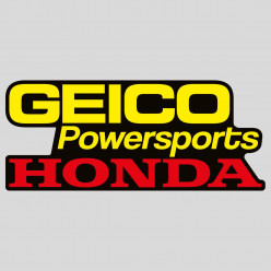 Stickers geico powersports honda