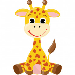 Stickers girafe