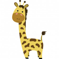 Stickers girafe