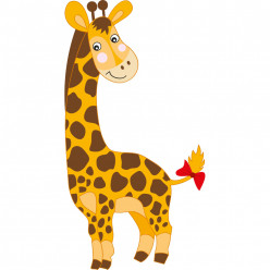 Stickers girafe