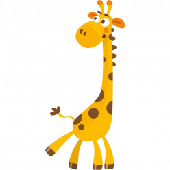 Stickers girafe