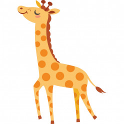 Stickers girafe