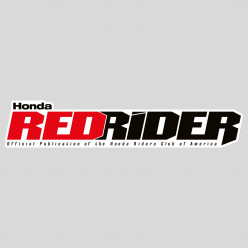 Stickers honda red rider