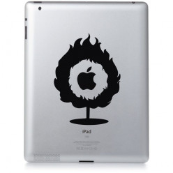 Stickers ipad 3 flamme