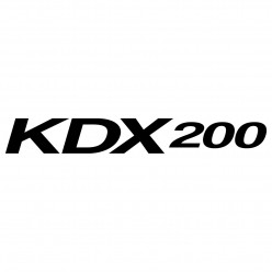 Stickers kawasaki kdx200