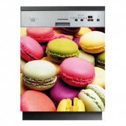 Stickers lave vaisselle macarons