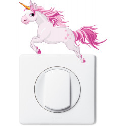 Stickers licorne pour prise et interrupteur