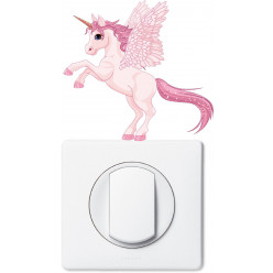 Stickers licorne pour prise et interrupteur