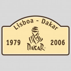 Stickers Lisboa Dakar 2006