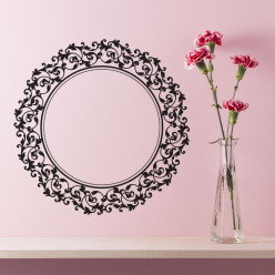 Stickers miroir baroque