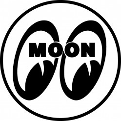 Stickers moon racing