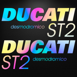 Stickers moto holographique - Ducati Desmodromico ST2