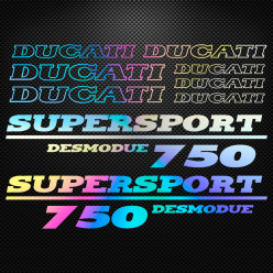 Stickers moto holographique - Ducati Supersport Desmodue 750