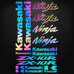 Stickers moto holographique - Kawasaki Ninja ZX-10R